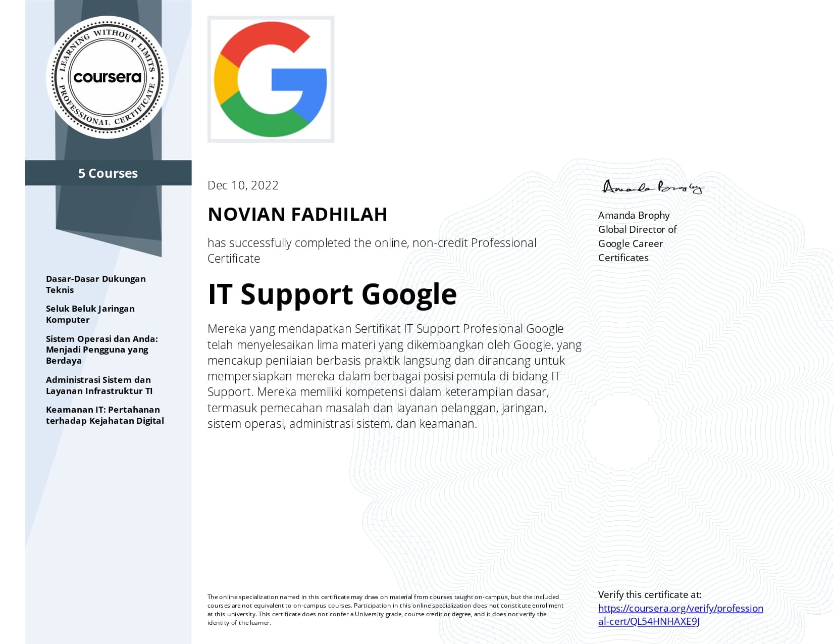 IT Support Google
